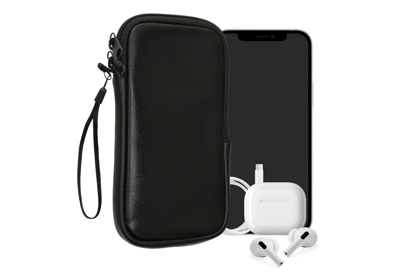 kwmobile Sleeve Handytasche für Smartphones XL - 6,7/6,8", Neopren Handy Hülle - Handy Tasche Sleeve Pouch kwmobile Sleeve Handytasche für Smartphones XL - 6,7/6,8", Neopren Handy Hülle - Handy Tasche Sleeve Pouch von kwmobile