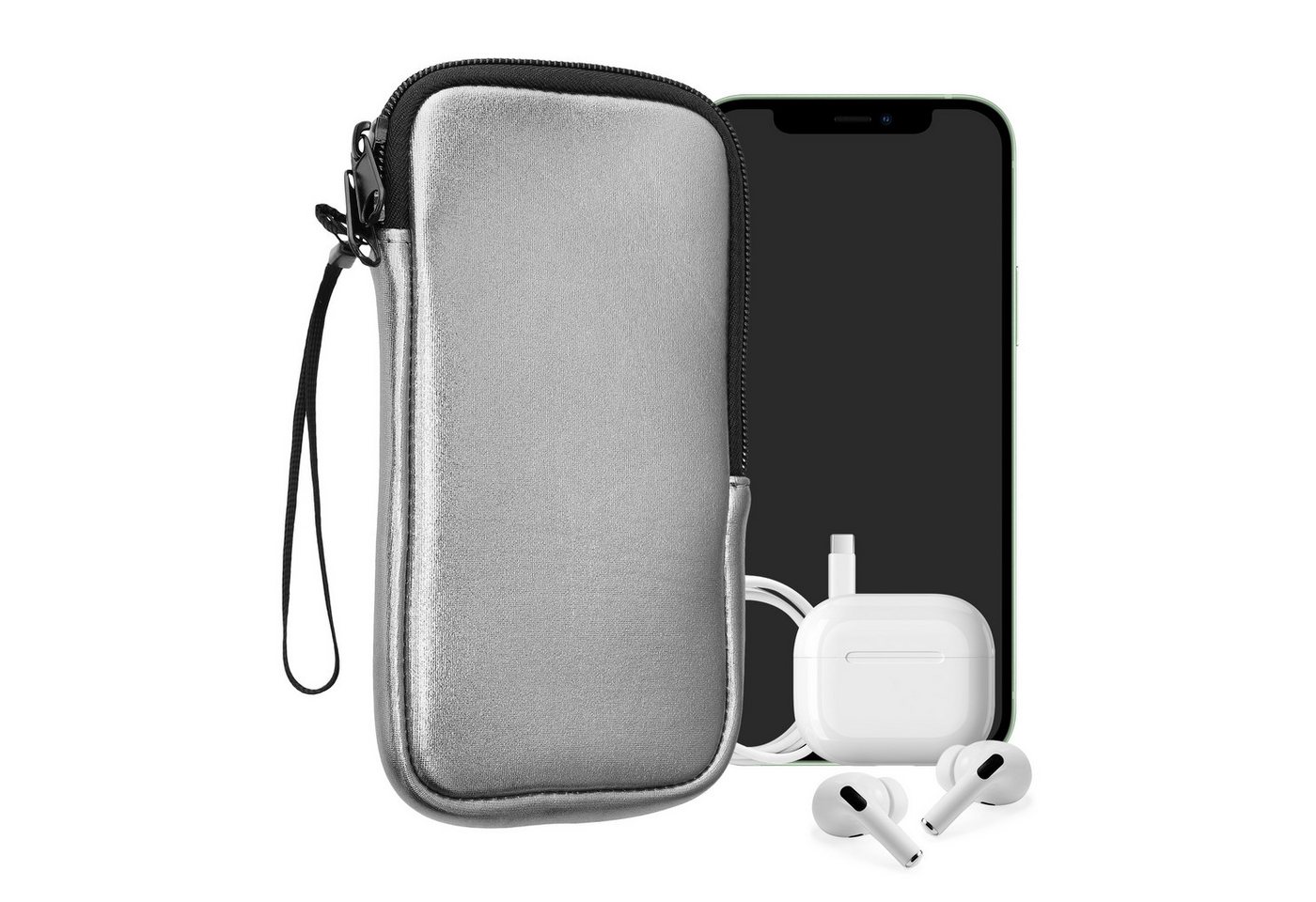 kwmobile Sleeve Handytasche für Smartphones XXL - 7", Neopren Handy Hülle - Handy Tasche Sleeve Pouch kwmobile Sleeve Handytasche für Smartphones XXL - 7", Neopren Handy Hülle - Handy Tasche Sleeve Pouch von kwmobile