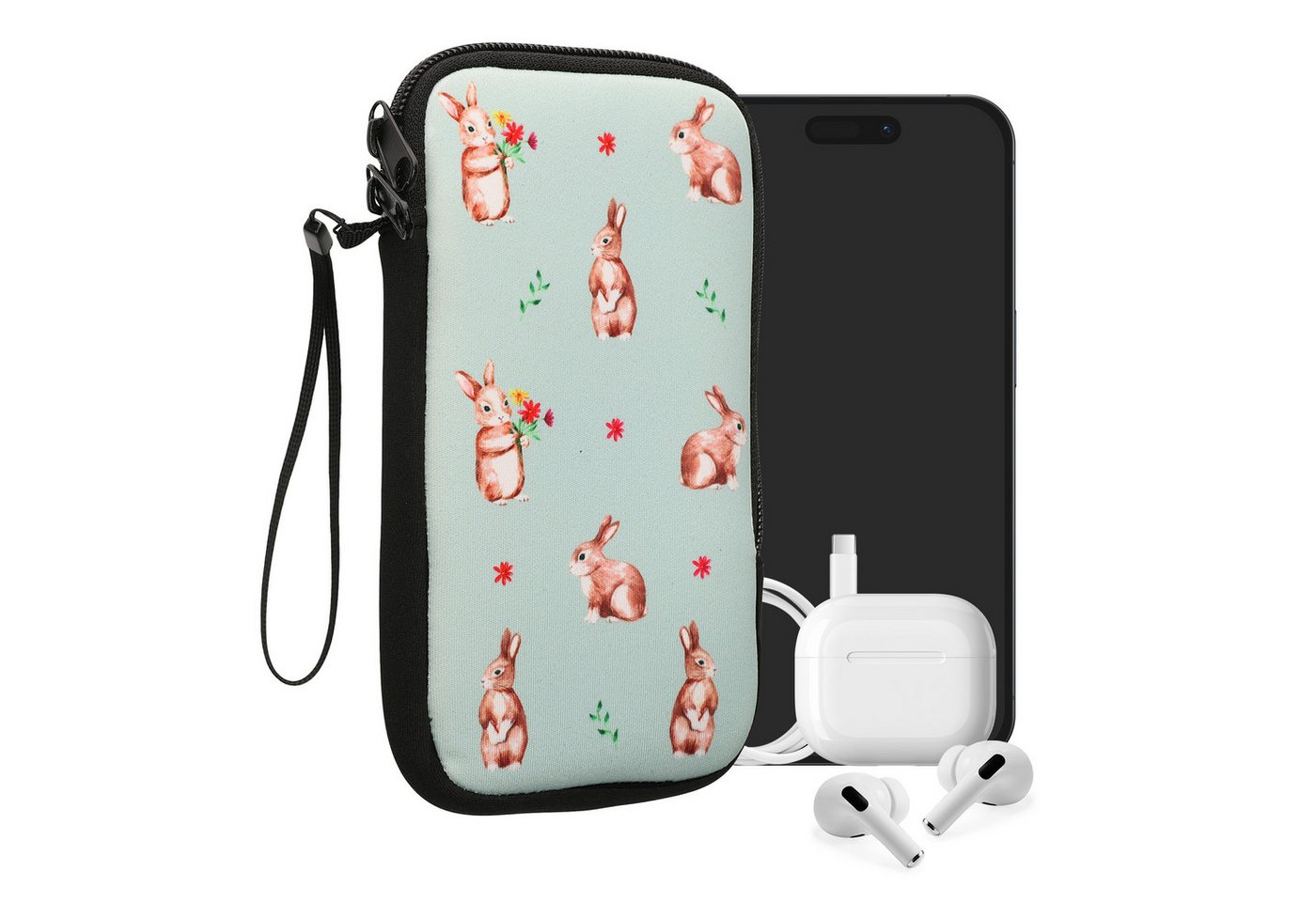 kwmobile Sleeve Handytasche für Smartphones XXL - 7", Neopren Handy Tasche Hülle Cover Case Schutzhülle kwmobile Sleeve Handytasche für Smartphones XXL - 7", Neopren Handy Tasche Hülle Cover Case Schutzhülle von kwmobile