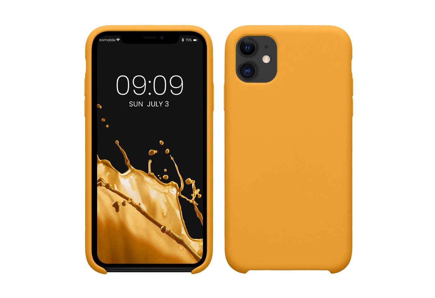 kwmobile Handyhülle Hülle für Apple iPhone 11, Hülle Silikon gummiert - Handyhülle - Handy Case Cover kwmobile Handyhülle Hülle für Apple iPhone 11, Hülle Silikon gummiert - Handyhülle - Handy Case Cover von kwmobile