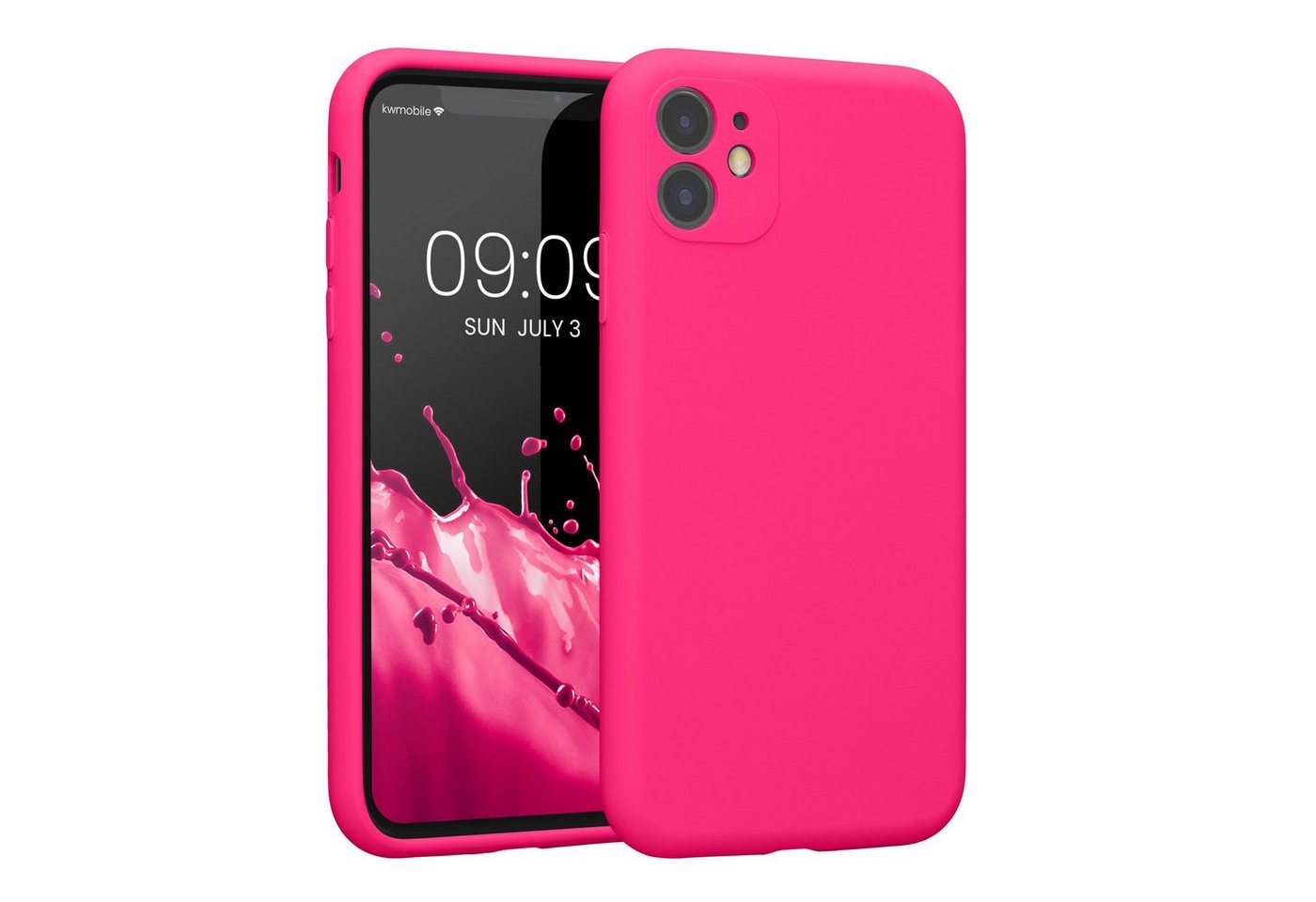 kwmobile Handyhülle Hülle für Apple iPhone 11, Hülle Silikon gummiert - Handyhülle - Handy Case in Neon Pink kwmobile Handyhülle Hülle für Apple iPhone 11, Hülle Silikon gummiert - Handyhülle - Handy Case in Neon Pink von kwmobile