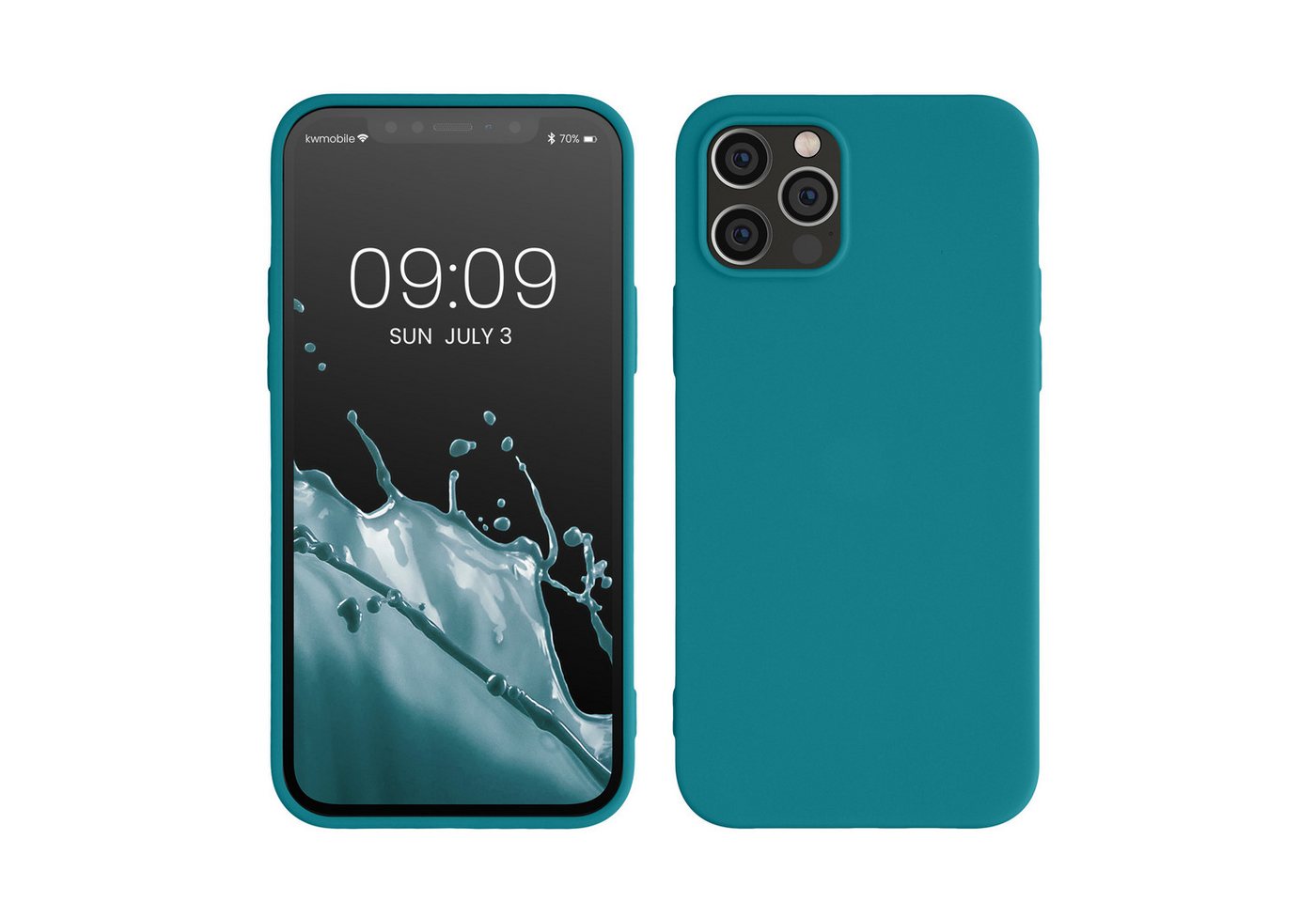 kwmobile Handyhülle Hülle für Apple iPhone 12 / 12 Pro, Hülle Silikon - Soft Handyhülle - Handy Case Cover kwmobile Handyhülle Hülle für Apple iPhone 12 / 12 Pro, Hülle Silikon - Soft Handyhülle - Handy Case Cover von kwmobile