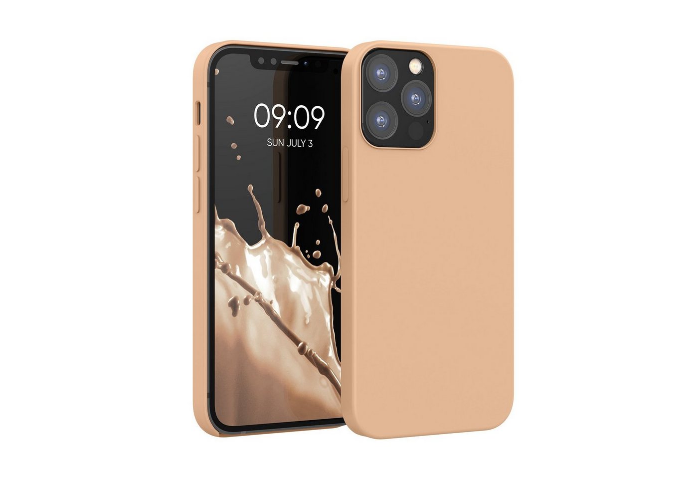 kwmobile Handyhülle Hülle für Apple iPhone 12 / 12 Pro, Hülle Silikon gummiert - Handyhülle - Handy Case Cover von kwmobile