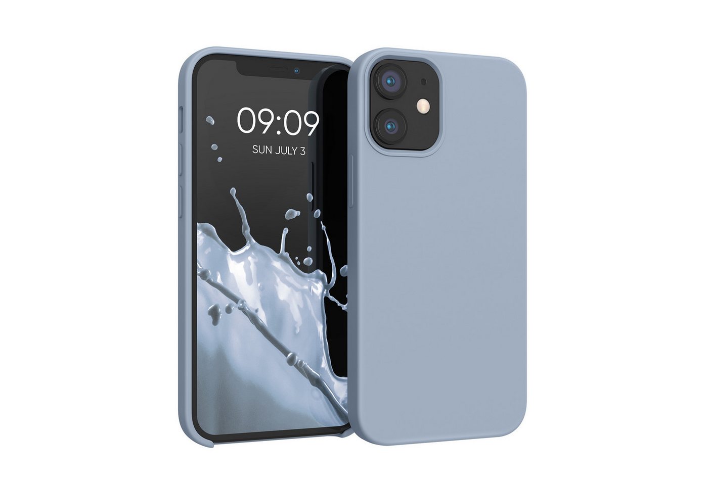 kwmobile Handyhülle Hülle für Apple iPhone 12 mini, Hülle Silikon gummiert - Handyhülle - Handy Case Cover von kwmobile