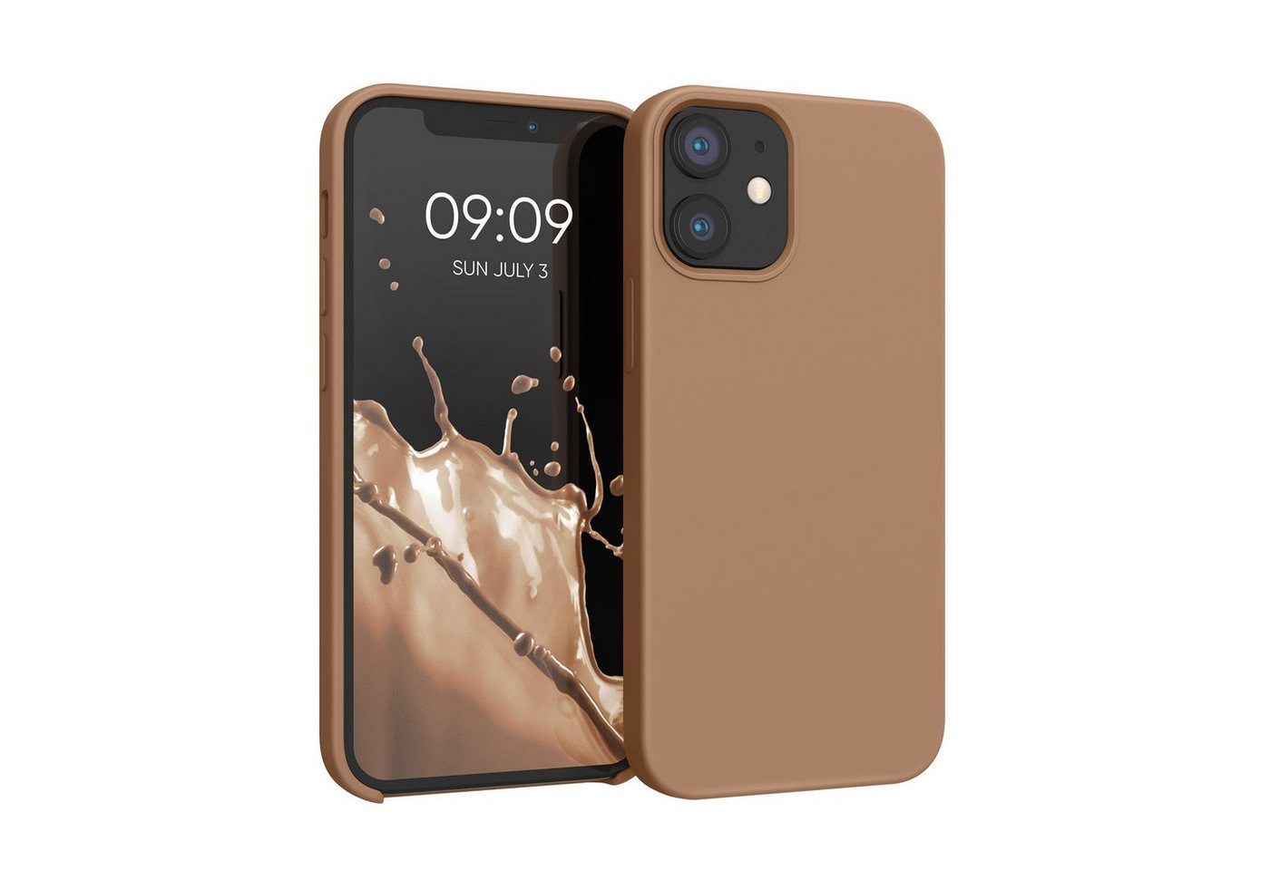 kwmobile Handyhülle Hülle für Apple iPhone 12 mini, Hülle Silikon gummiert - Handyhülle - Handy Case Cover kwmobile Handyhülle Hülle für Apple iPhone 12 mini, Hülle Silikon gummiert - Handyhülle - Handy Case Cover von kwmobile