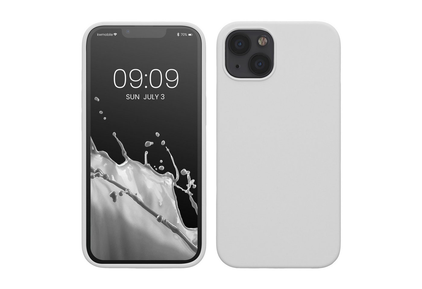 kwmobile Handyhülle Hülle für Apple iPhone 13, Hülle Silikon gummiert - Handyhülle - Handy Case Cover kwmobile Handyhülle Hülle für Apple iPhone 13, Hülle Silikon gummiert - Handyhülle - Handy Case Cover von kwmobile