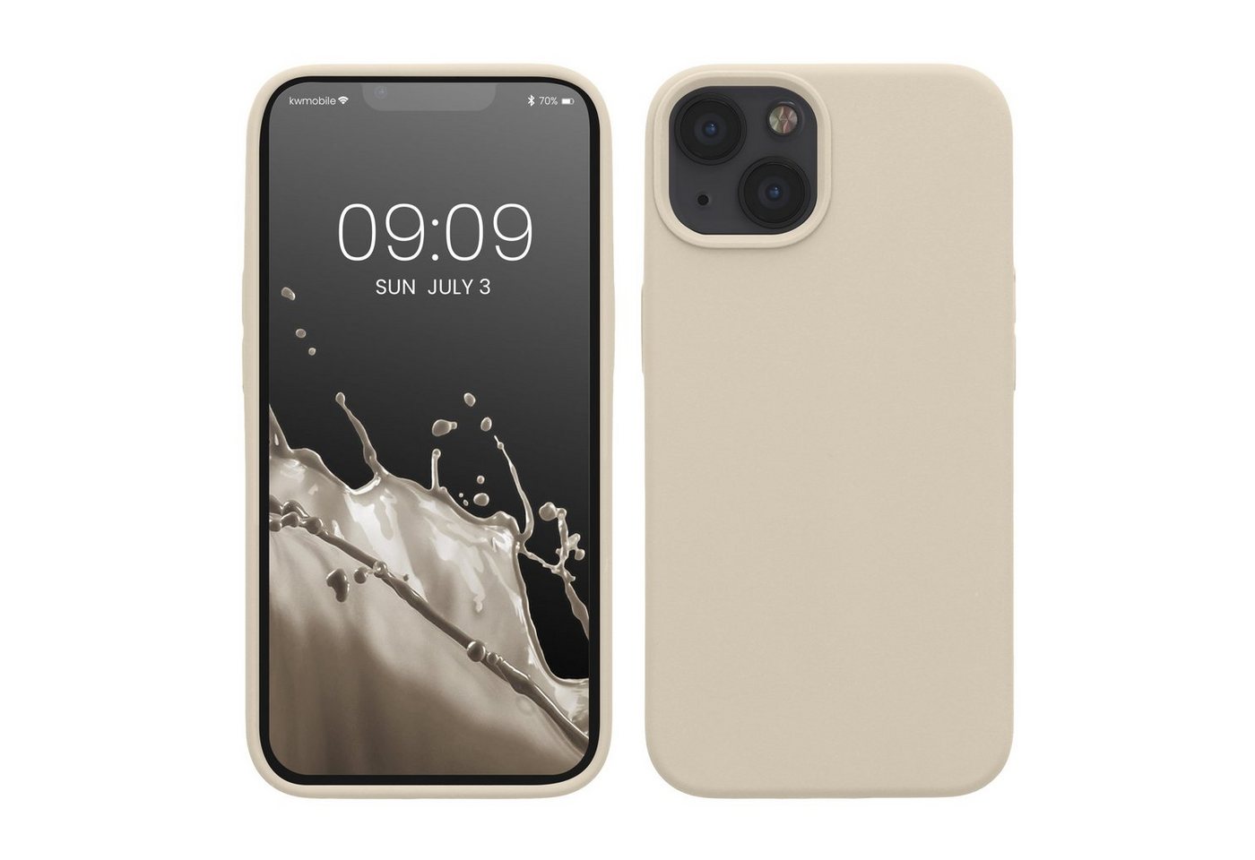 kwmobile Handyhülle Hülle für Apple iPhone 13, Hülle Silikon gummiert - Handyhülle - Handy Case Cover kwmobile Handyhülle Hülle für Apple iPhone 13, Hülle Silikon gummiert - Handyhülle - Handy Case Cover von kwmobile