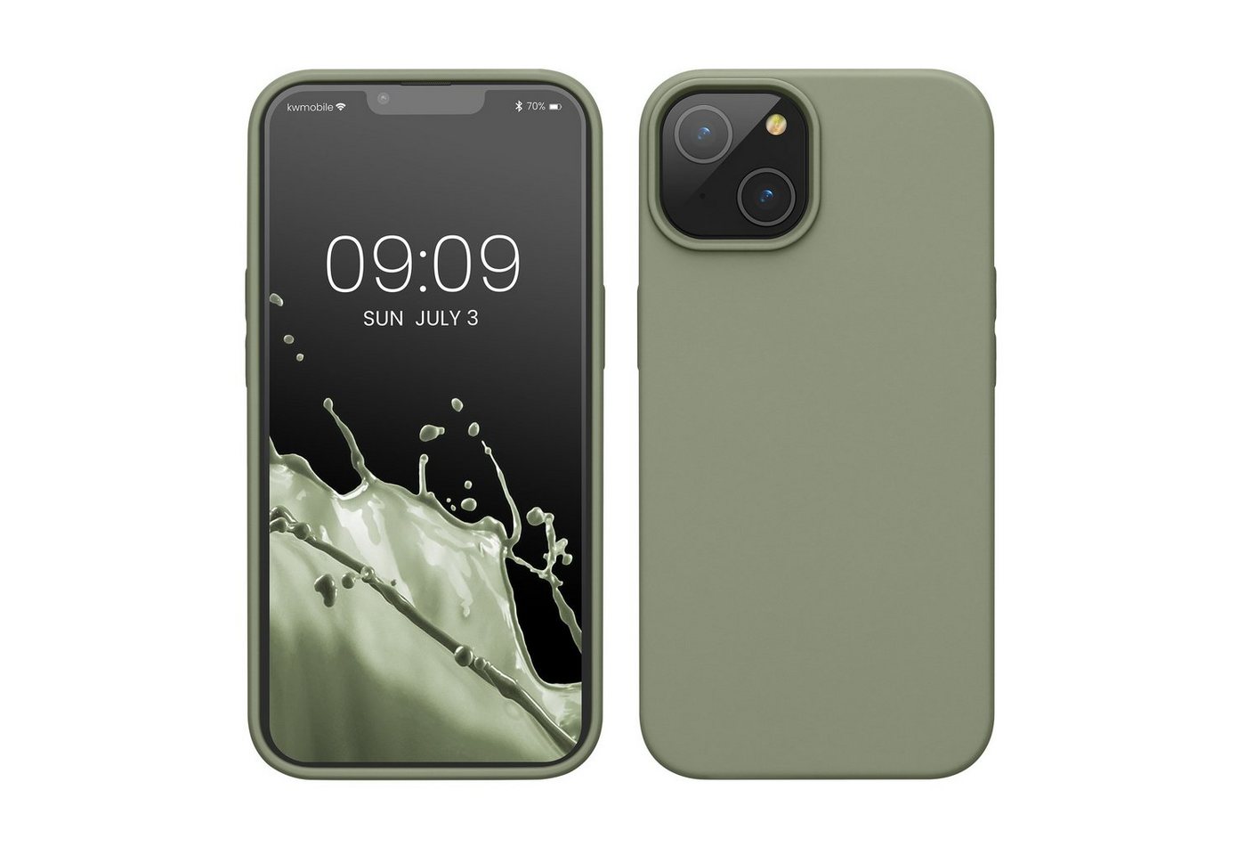 kwmobile Handyhülle Hülle für Apple iPhone 14, Hülle Silikon gummiert - Handyhülle - Handy Case Cover von kwmobile