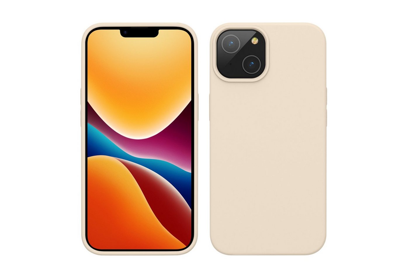 kwmobile Handyhülle Hülle für Apple iPhone 14, Hülle Silikon gummiert - Handyhülle - Handy Case Cover kwmobile Handyhülle Hülle für Apple iPhone 14, Hülle Silikon gummiert - Handyhülle - Handy Case Cover von kwmobile