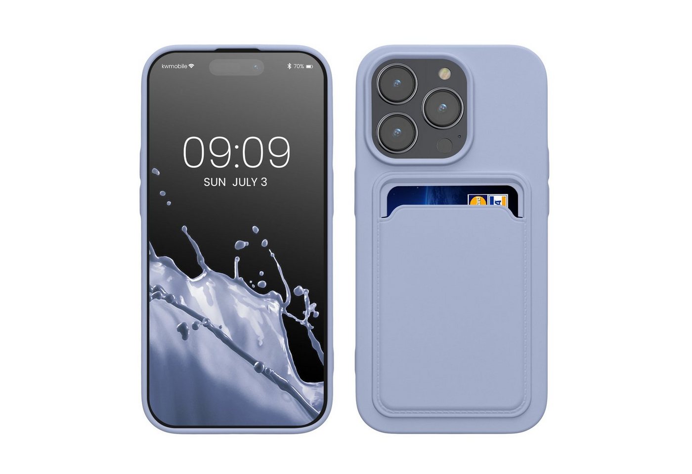 kwmobile Handyhülle Hülle für Apple iPhone 14 Pro, Handyhülle mit Fach für Karten - Handy Cover Case kwmobile Handyhülle Hülle für Apple iPhone 14 Pro, Handyhülle mit Fach für Karten - Handy Cover Case von kwmobile