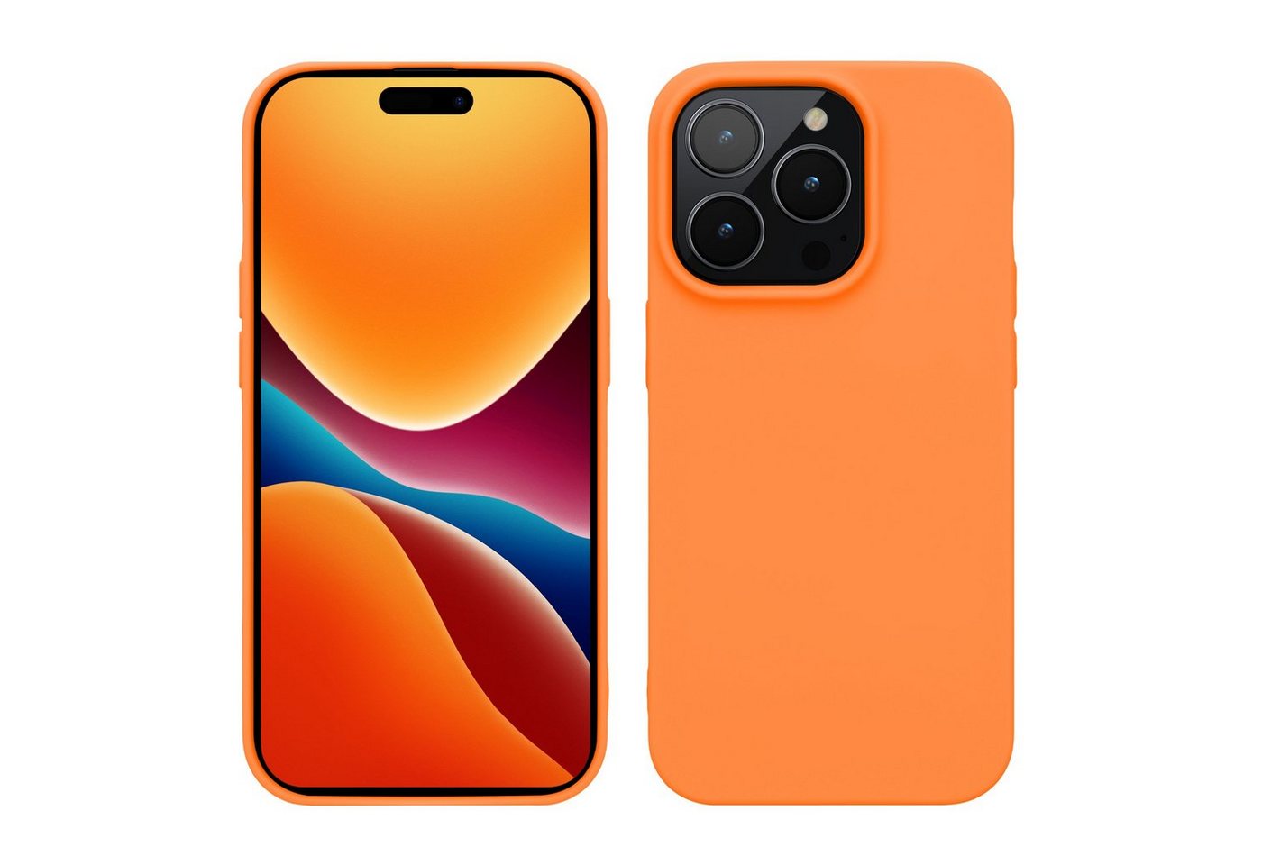 kwmobile Handyhülle Hülle für Apple iPhone 14 Pro, Hülle Silikon - Soft Handyhülle - Handy Case Cover von kwmobile