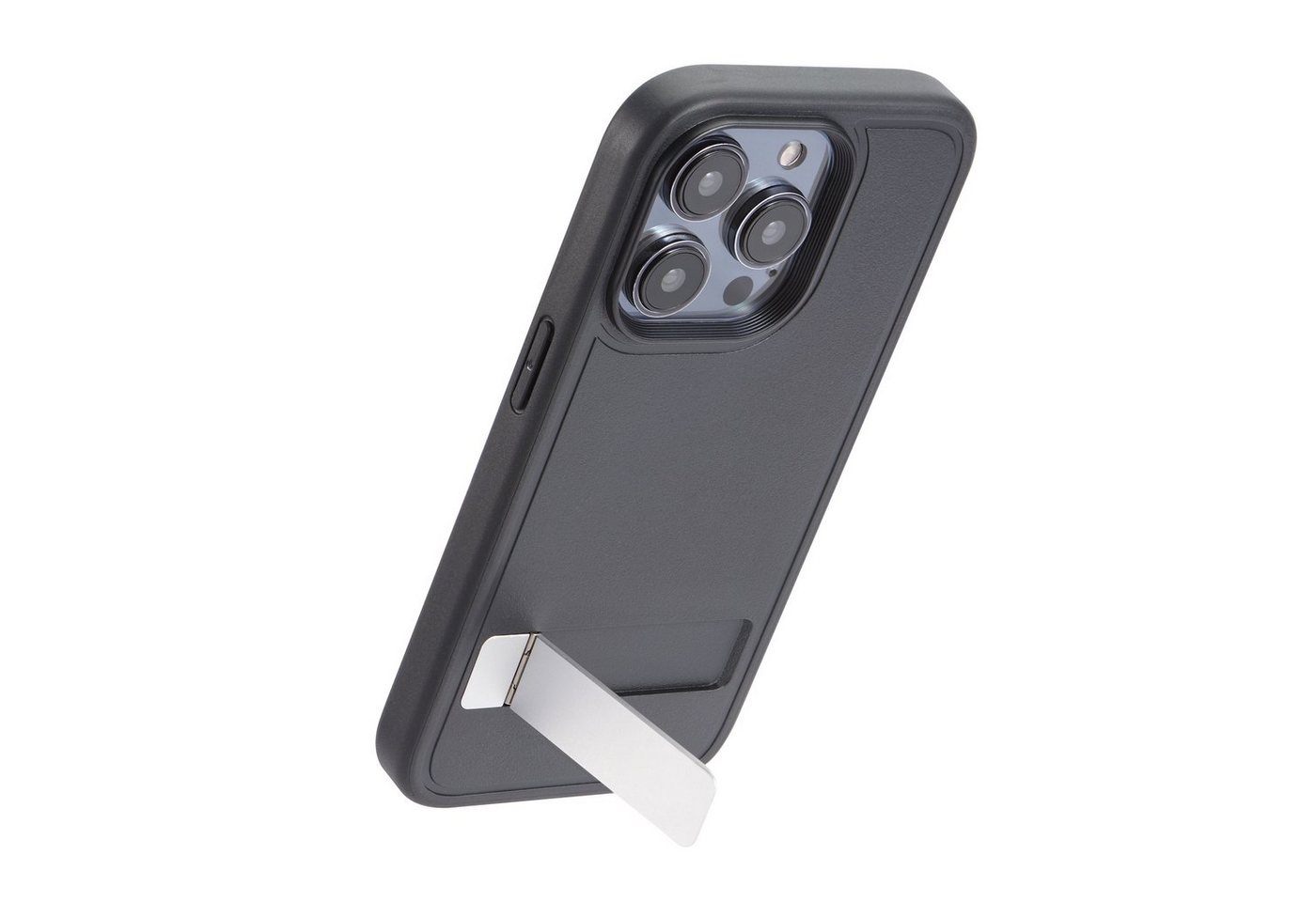 kwmobile Handyhülle Hülle für Apple iPhone 14 Pro - Case mit TPU Bumper, Kunststoff Handy Cover mit ausklappbarem Ständer von kwmobile