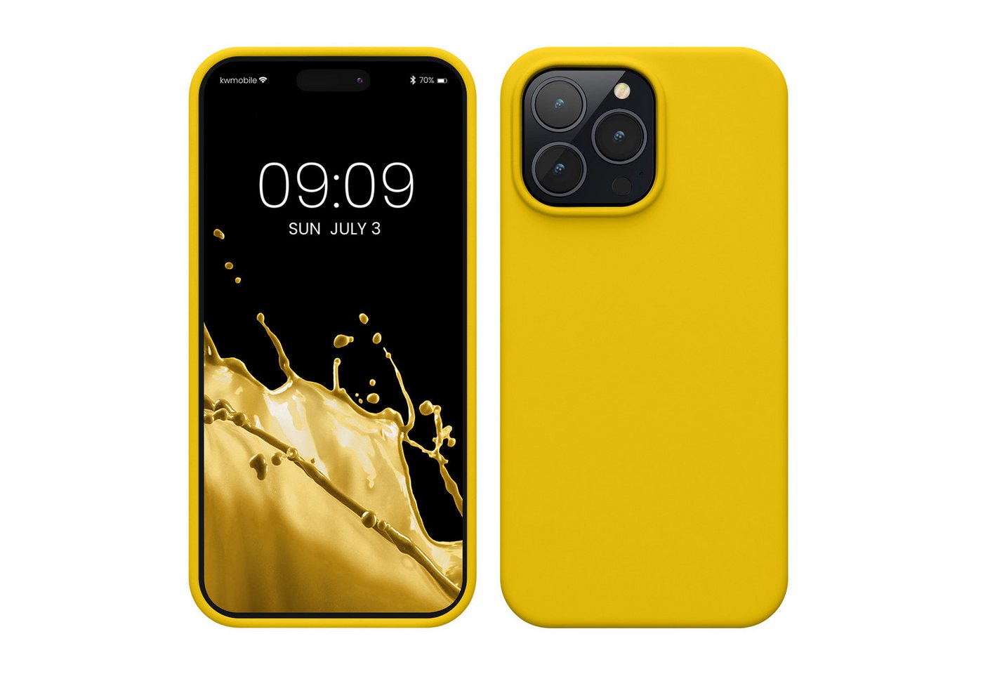 kwmobile Handyhülle Hülle für Apple iPhone 14 Pro Max, Hülle Silikon gummiert - Handyhülle - Handy Case Cover von kwmobile