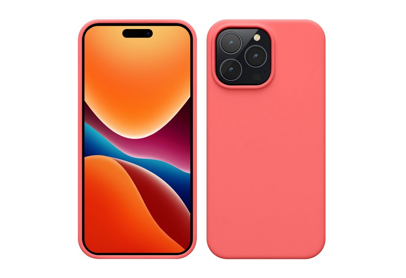 kwmobile Handyhülle Hülle für Apple iPhone 14 Pro Max, Hülle Silikon gummiert - Handyhülle - Handy Case Cover kwmobile Handyhülle Hülle für Apple iPhone 14 Pro Max, Hülle Silikon gummiert - Handyhülle - Handy Case Cover von kwmobile