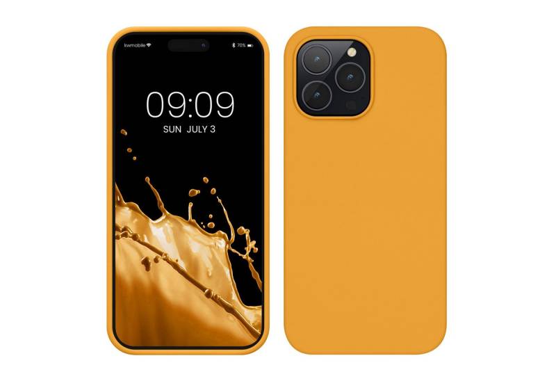 kwmobile Handyhülle Hülle für Apple iPhone 14 Pro Max, Hülle Silikon gummiert - Handyhülle - Handy Case Cover von kwmobile
