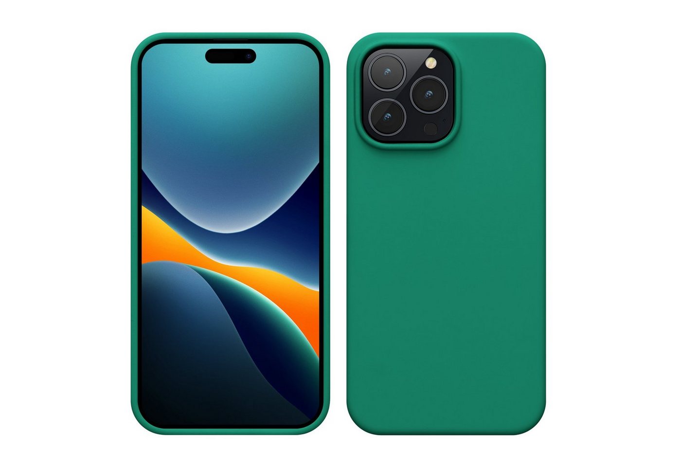 kwmobile Handyhülle Hülle für Apple iPhone 14 Pro Max, Hülle Silikon gummiert - Handyhülle - Handy Case Cover kwmobile Handyhülle Hülle für Apple iPhone 14 Pro Max, Hülle Silikon gummiert - Handyhülle - Handy Case Cover von kwmobile