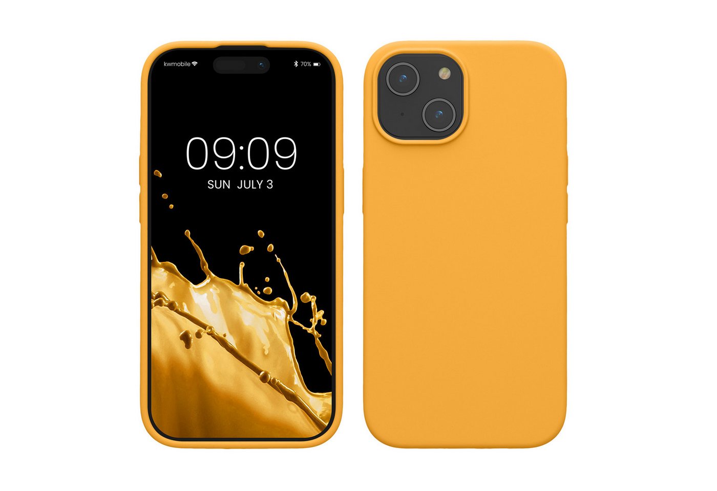 kwmobile Handyhülle Hülle für Apple iPhone 15, Hülle Silikon gummiert - Handyhülle - Handy Case Cover kwmobile Handyhülle Hülle für Apple iPhone 15, Hülle Silikon gummiert - Handyhülle - Handy Case Cover von kwmobile