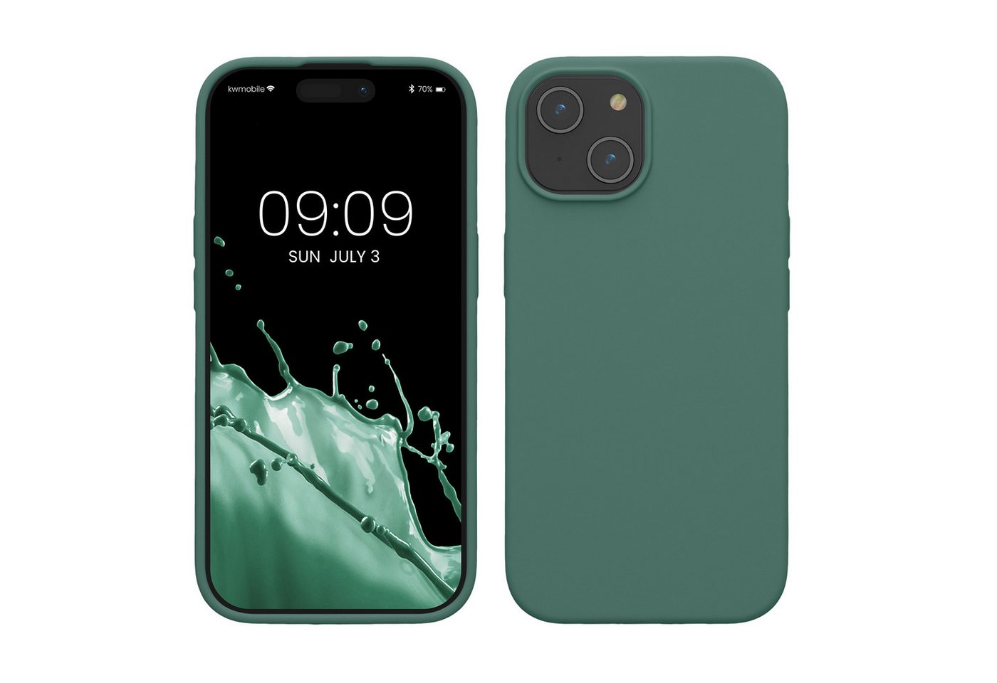 kwmobile Handyhülle Hülle für Apple iPhone 15, Hülle Silikon gummiert - Handyhülle - Handy Case Cover kwmobile Handyhülle Hülle für Apple iPhone 15, Hülle Silikon gummiert - Handyhülle - Handy Case Cover von kwmobile