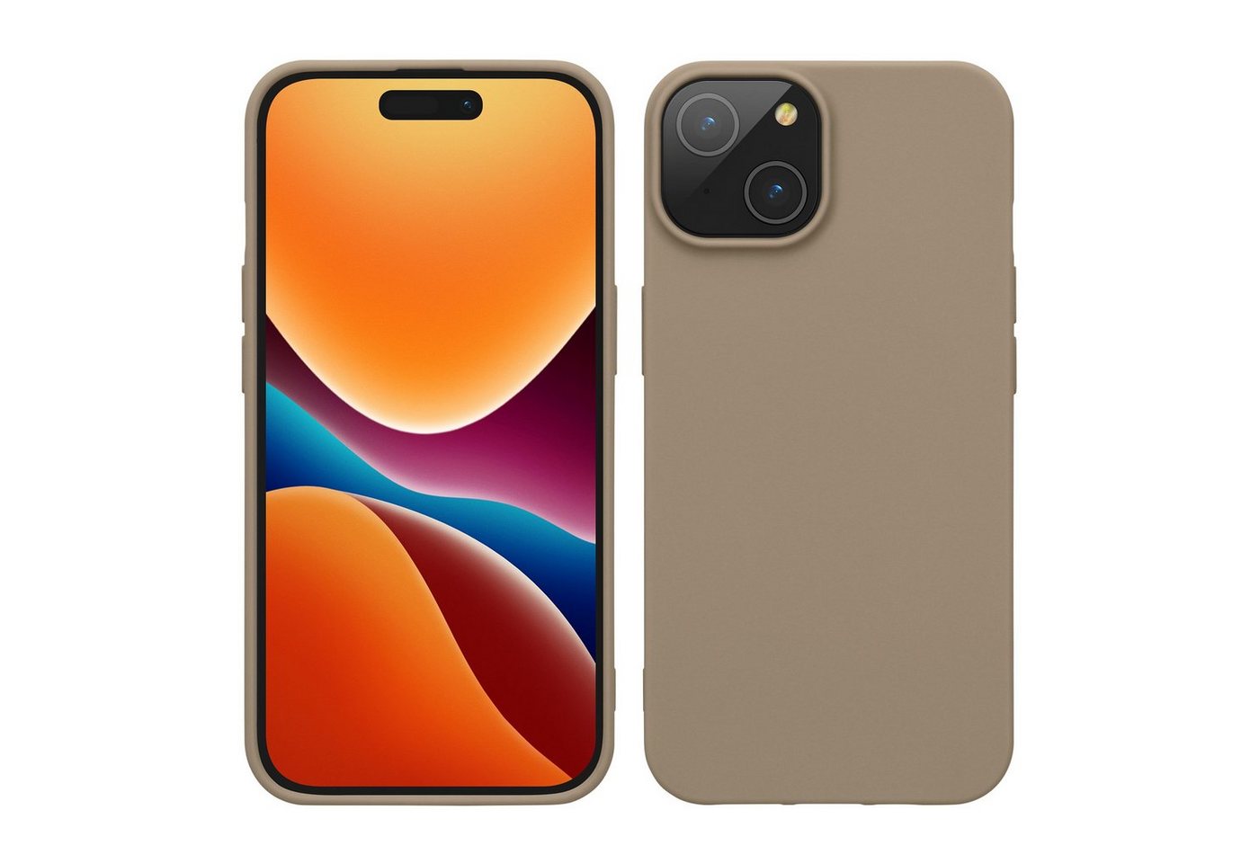 kwmobile Handyhülle Hülle für Apple iPhone 15 Plus, Hülle Silikon - Soft Handyhülle - Handy Case Cover von kwmobile