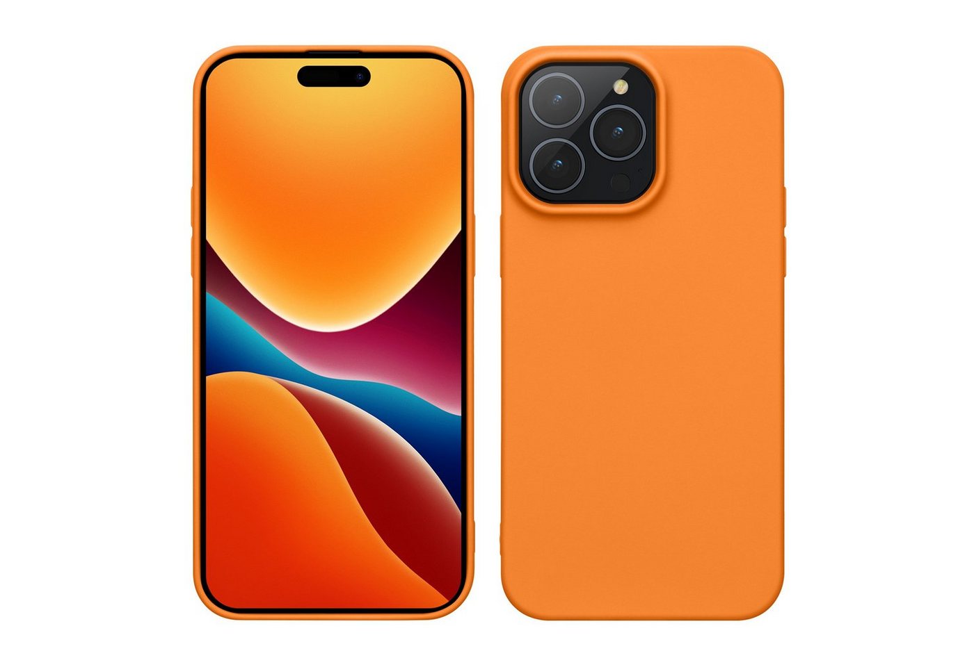 kwmobile Handyhülle Hülle für Apple iPhone 15 Pro, Hülle Silikon - Soft Handyhülle - Handy Case Cover von kwmobile