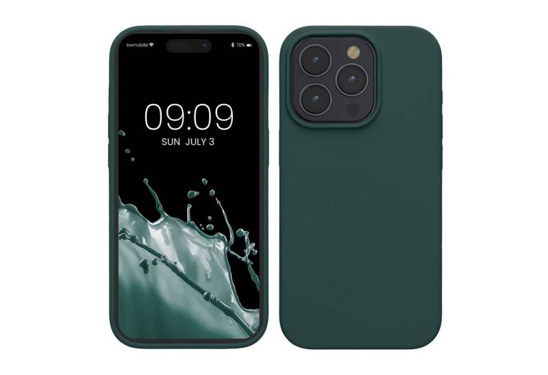 kwmobile Handyhülle Hülle für Apple iPhone 15 Pro, Hülle Silikon gummiert - Handyhülle - Handy Case Cover von kwmobile