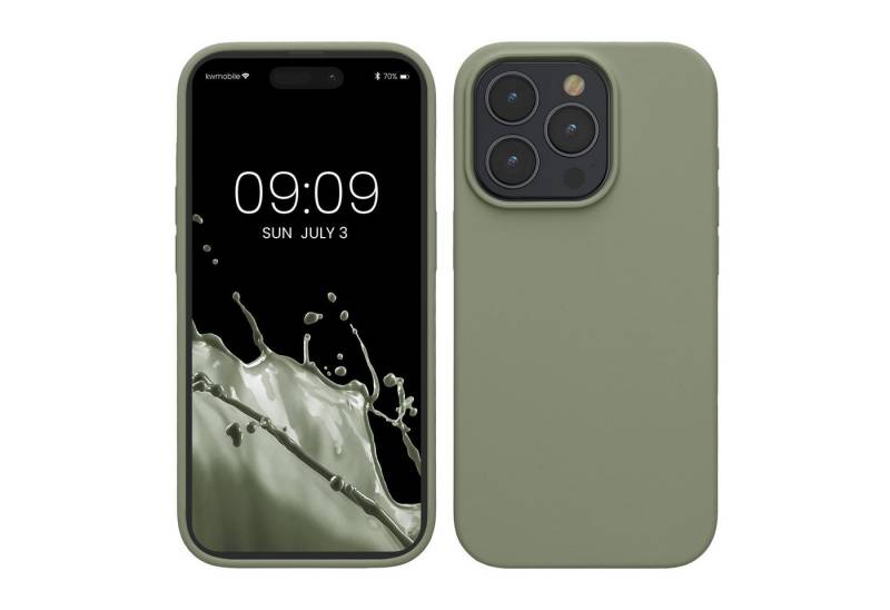 kwmobile Handyhülle Hülle für Apple iPhone 15 Pro, Hülle Silikon gummiert - Handyhülle - Handy Case Cover von kwmobile