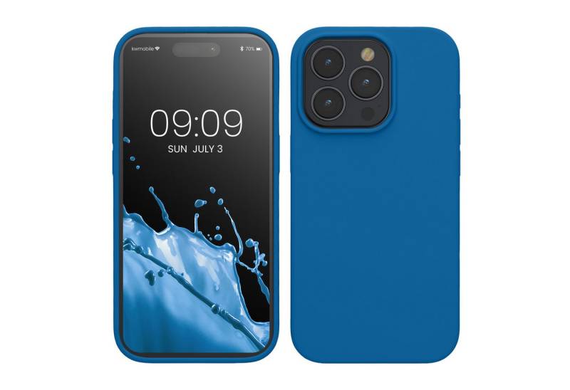 kwmobile Handyhülle Hülle für Apple iPhone 15 Pro, Hülle Silikon gummiert - Handyhülle - Handy Case Cover von kwmobile