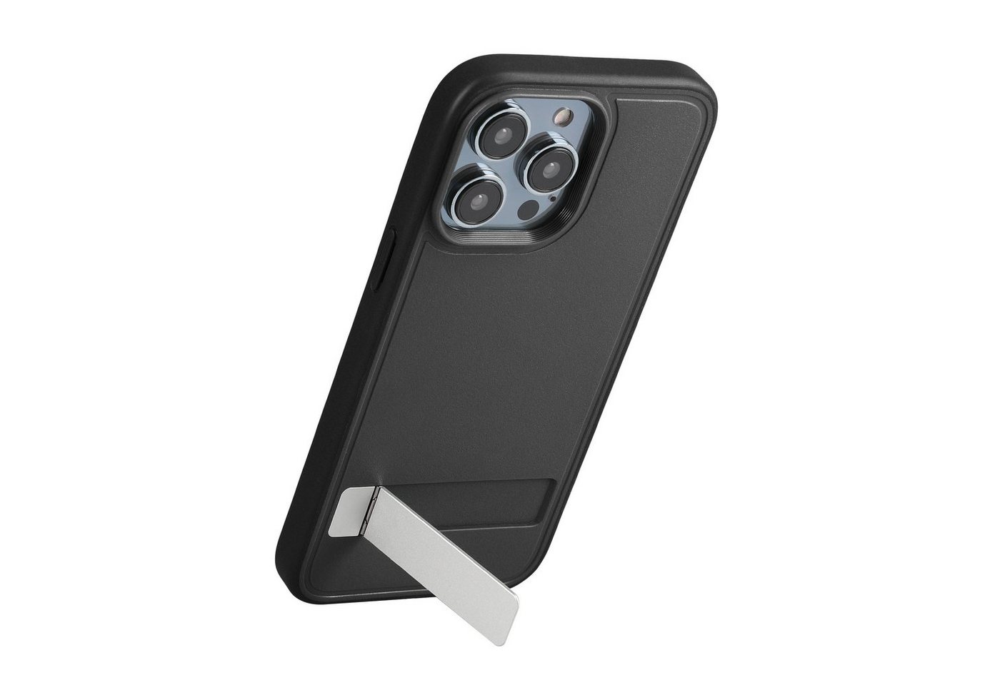 kwmobile Handyhülle Hülle für Apple iPhone 15 Pro - Case mit TPU Bumper, Kunststoff Handy Cover mit ausklappbarem Ständer kwmobile Handyhülle Hülle für Apple iPhone 15 Pro - Case mit TPU Bumper, Kunststoff Handy Cover mit ausklappbarem Ständer von kwmobile