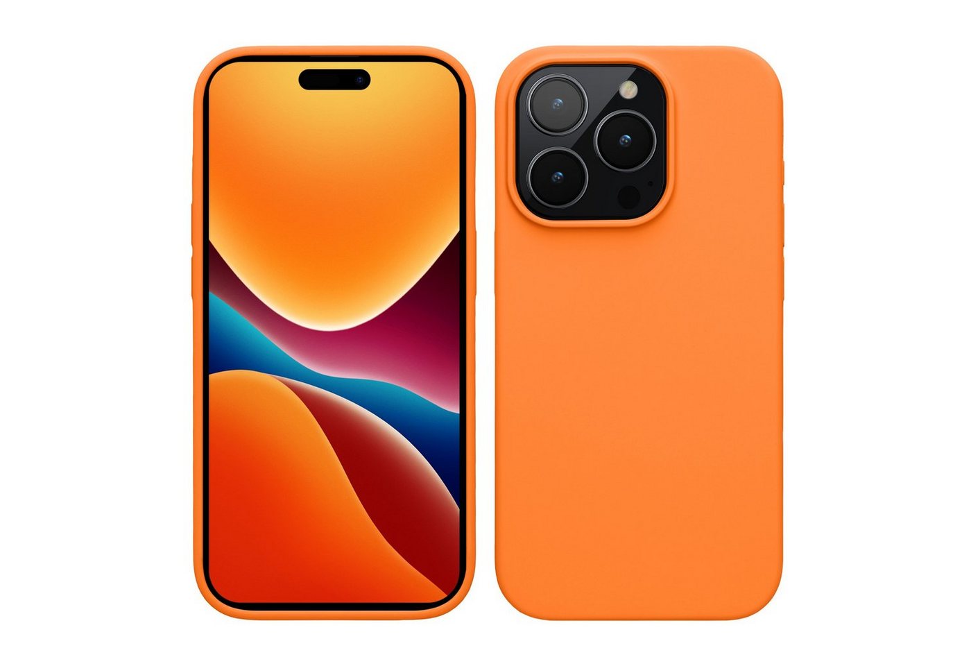 kwmobile Handyhülle Hülle für Apple iPhone 15 Pro Max, Hülle Silikon gummiert - Handyhülle - Handy Case Cover kwmobile Handyhülle Hülle für Apple iPhone 15 Pro Max, Hülle Silikon gummiert - Handyhülle - Handy Case Cover von kwmobile