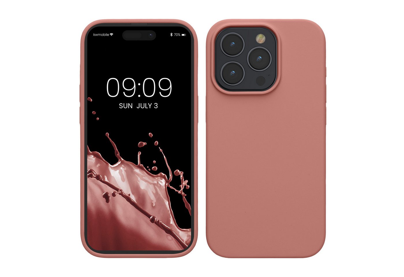 kwmobile Handyhülle Hülle für Apple iPhone 15 Pro Max, Hülle Silikon gummiert - Handyhülle - Handy Case Cover kwmobile Handyhülle Hülle für Apple iPhone 15 Pro Max, Hülle Silikon gummiert - Handyhülle - Handy Case Cover von kwmobile