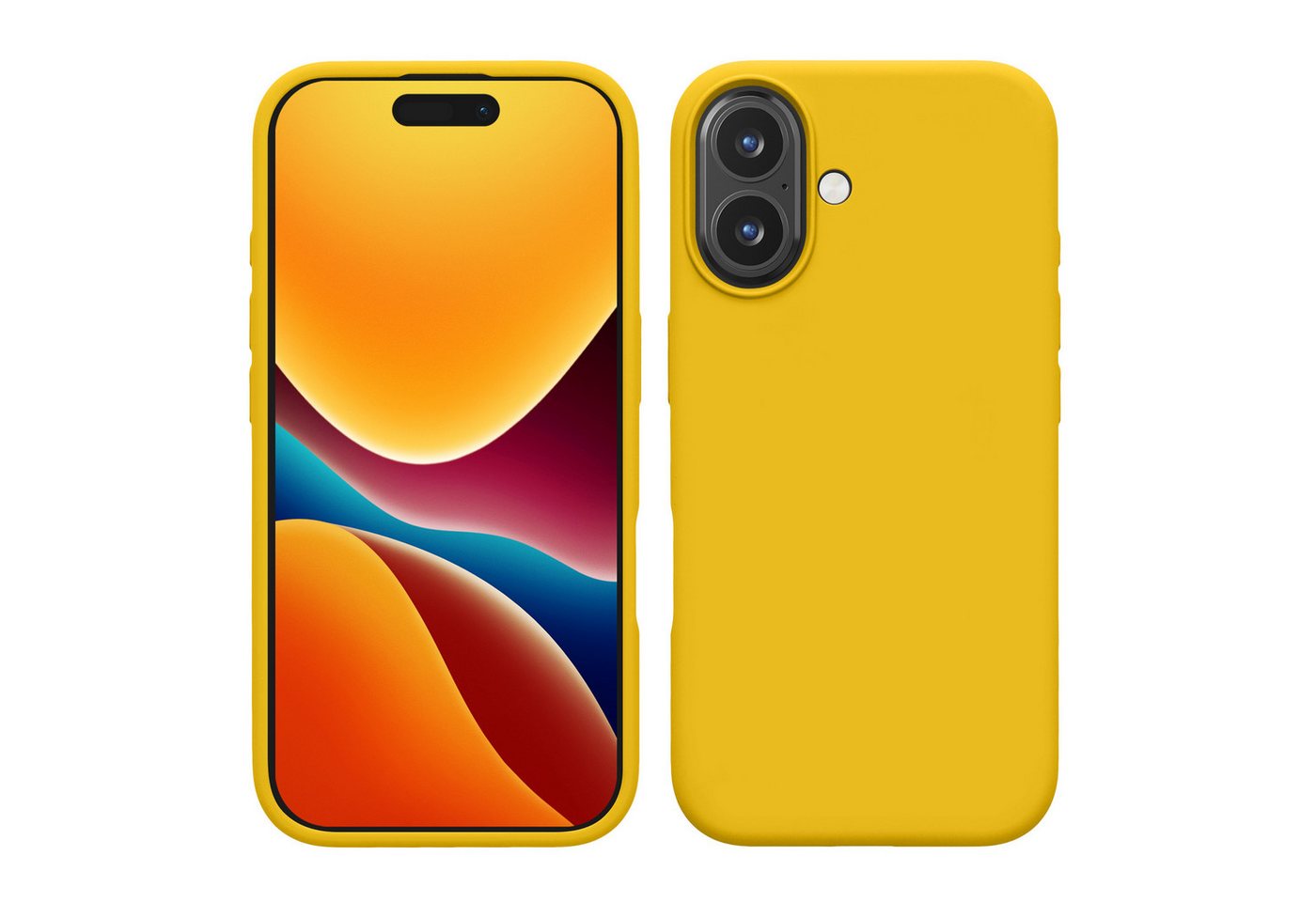 kwmobile Handyhülle Hülle für Apple iPhone 16, Hülle Silikon gummiert - Handyhülle - Handy Case Cover kwmobile Handyhülle Hülle für Apple iPhone 16, Hülle Silikon gummiert - Handyhülle - Handy Case Cover von kwmobile