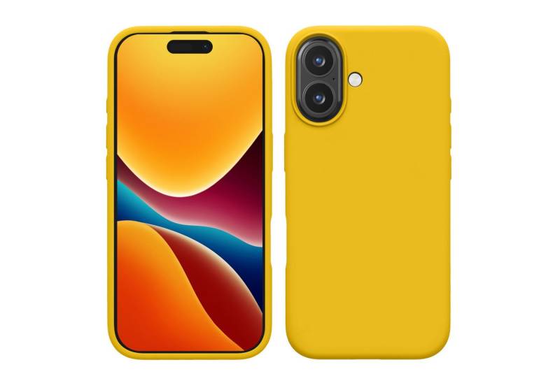 kwmobile Handyhülle Hülle für Apple iPhone 16, Hülle Silikon gummiert - Handyhülle - Handy Case Cover von kwmobile