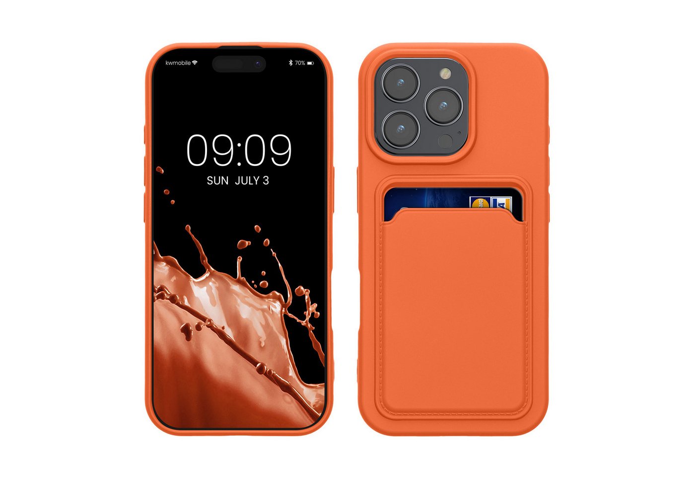 kwmobile Handyhülle Hülle für Apple iPhone 16 Pro, Handyhülle mit Fach für Karten - Handy Cover Case kwmobile Handyhülle Hülle für Apple iPhone 16 Pro, Handyhülle mit Fach für Karten - Handy Cover Case von kwmobile