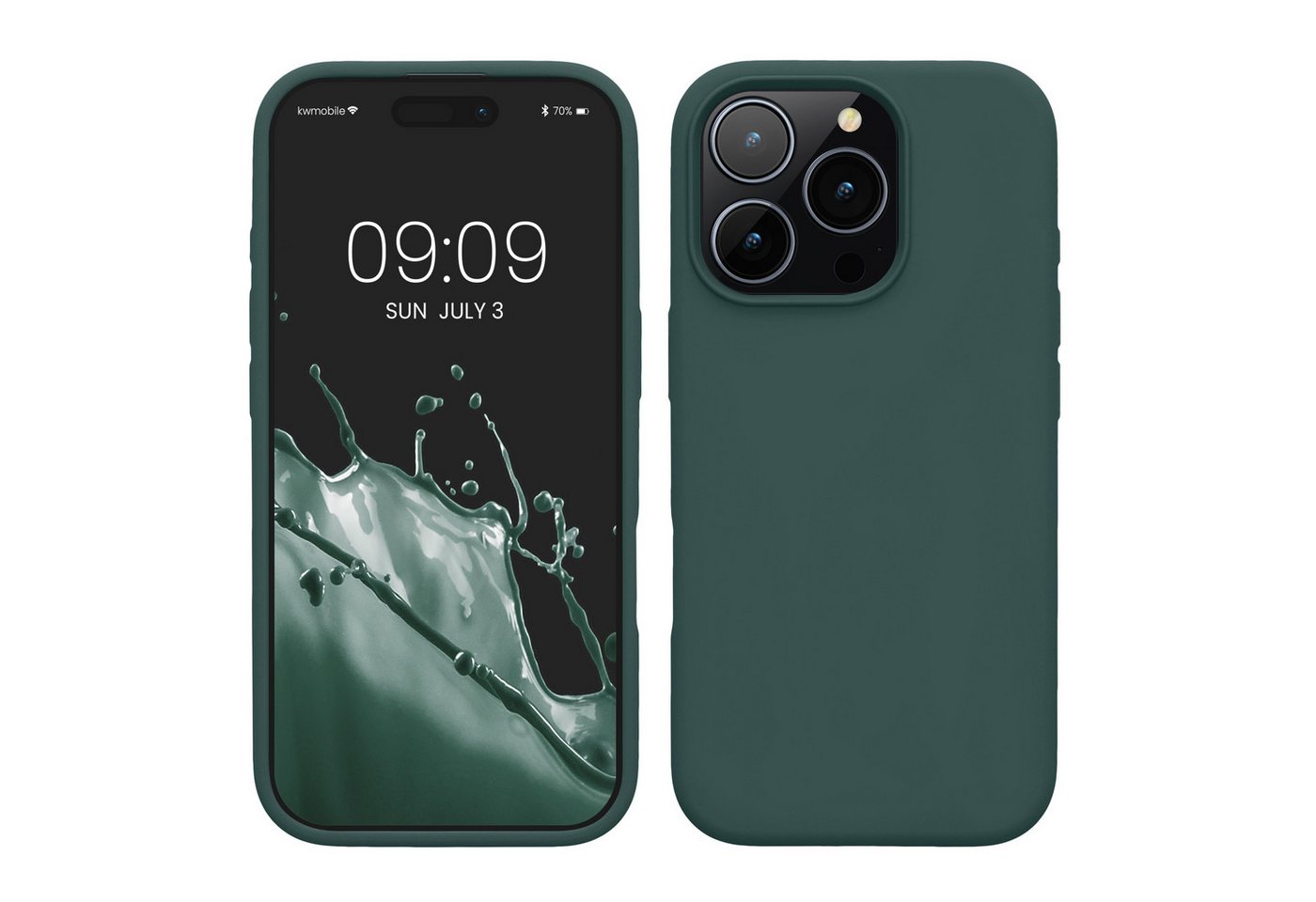 kwmobile Handyhülle Hülle für Apple iPhone 16 Pro, Hülle Silikon gummiert - Handyhülle - Handy Case Cover kwmobile Handyhülle Hülle für Apple iPhone 16 Pro, Hülle Silikon gummiert - Handyhülle - Handy Case Cover von kwmobile