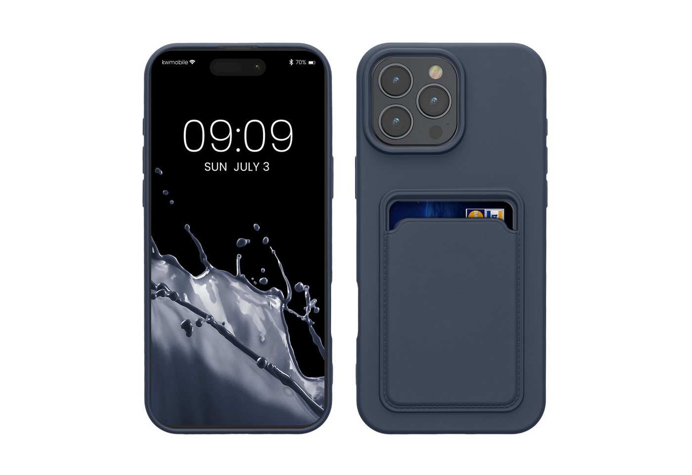 kwmobile Handyhülle Hülle für Apple iPhone 16 Pro Max, Handyhülle mit Fach für Karten - Handy Cover Case kwmobile Handyhülle Hülle für Apple iPhone 16 Pro Max, Handyhülle mit Fach für Karten - Handy Cover Case von kwmobile