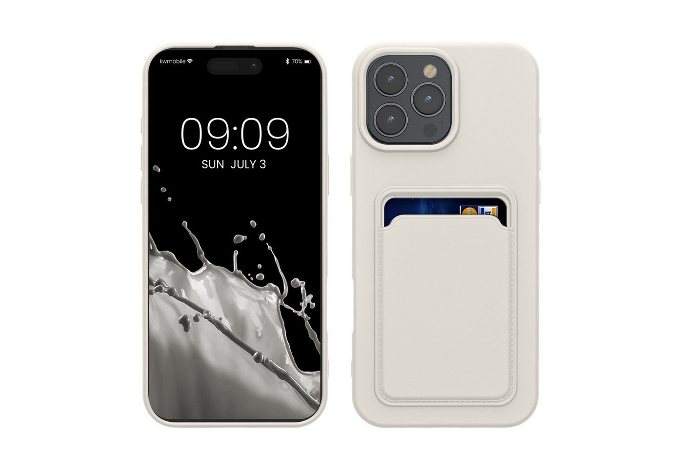kwmobile Handyhülle Hülle für Apple iPhone 16 Pro Max, Handyhülle mit Fach für Karten - Handy Cover Case kwmobile Handyhülle Hülle für Apple iPhone 16 Pro Max, Handyhülle mit Fach für Karten - Handy Cover Case von kwmobile