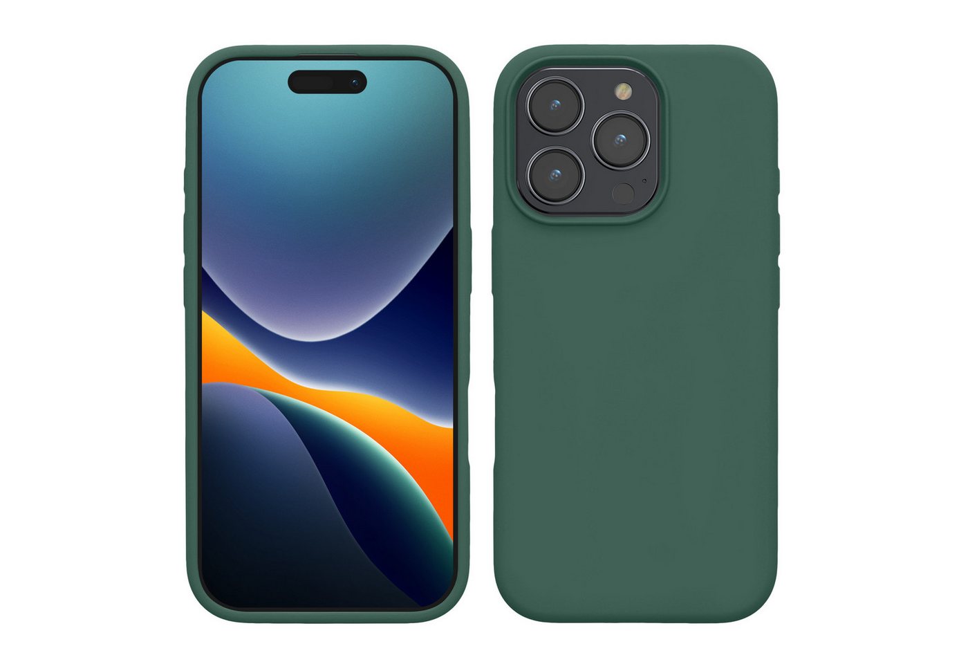 kwmobile Handyhülle Hülle für Apple iPhone 16 Pro Max, Hülle Silikon gummiert - Handyhülle - Handy Case Cover kwmobile Handyhülle Hülle für Apple iPhone 16 Pro Max, Hülle Silikon gummiert - Handyhülle - Handy Case Cover von kwmobile
