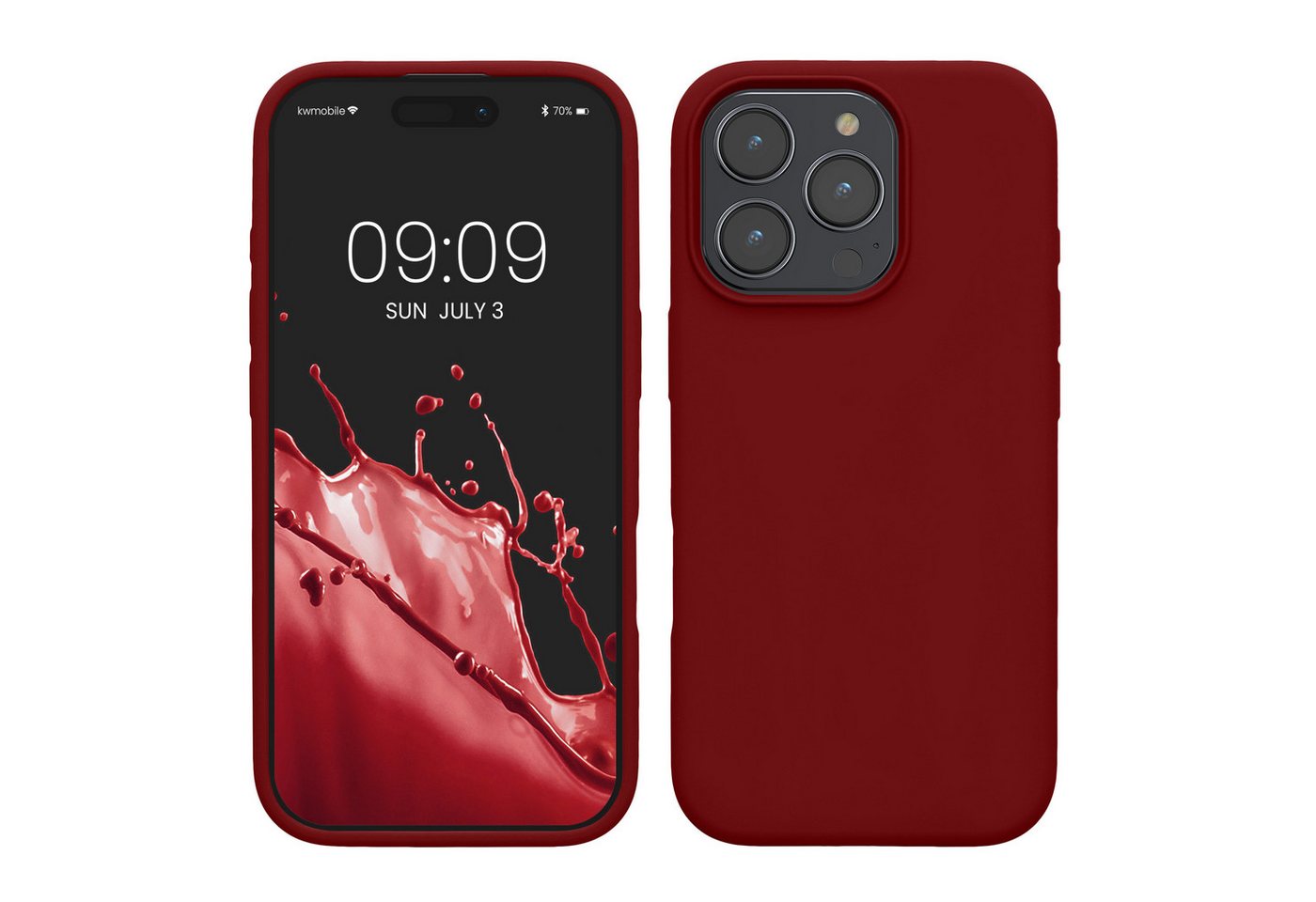kwmobile Handyhülle Hülle für Apple iPhone 16 Pro Max, Hülle Silikon gummiert - Handyhülle - Handy Case Cover kwmobile Handyhülle Hülle für Apple iPhone 16 Pro Max, Hülle Silikon gummiert - Handyhülle - Handy Case Cover von kwmobile