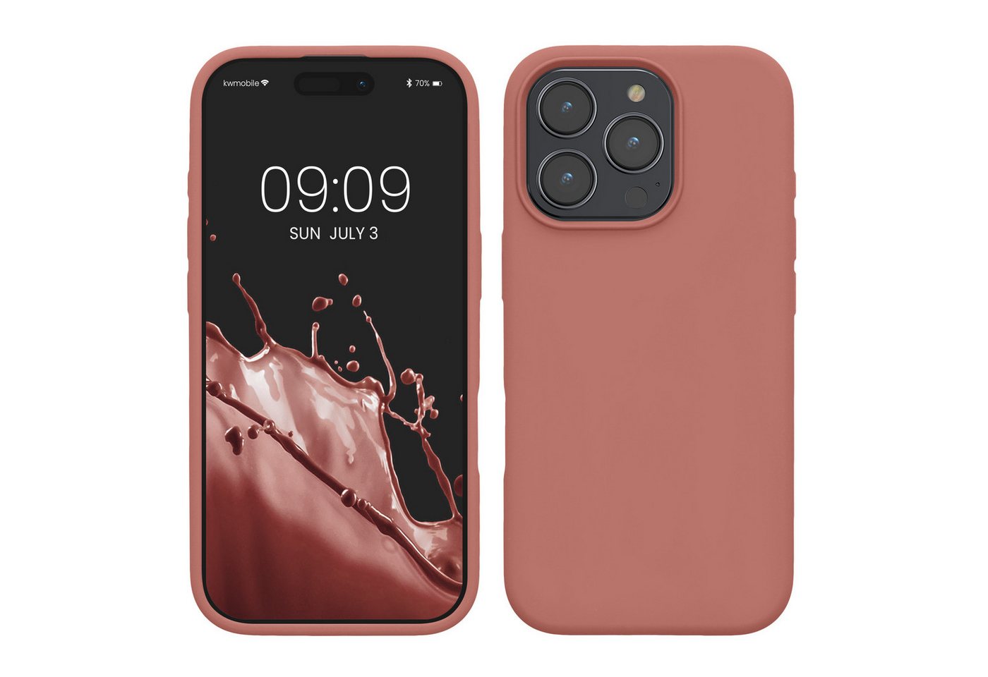 kwmobile Handyhülle Hülle für Apple iPhone 16 Pro Max, Hülle Silikon gummiert - Handyhülle - Handy Case Cover kwmobile Handyhülle Hülle für Apple iPhone 16 Pro Max, Hülle Silikon gummiert - Handyhülle - Handy Case Cover von kwmobile