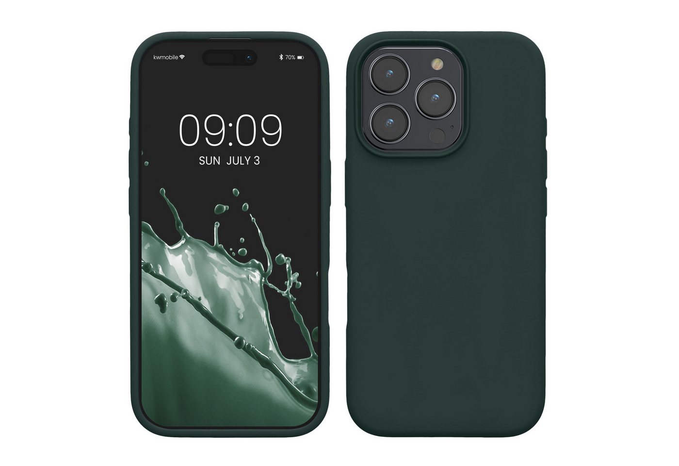 kwmobile Handyhülle Hülle für Apple iPhone 16 Pro Max, Hülle Silikon gummiert - Handyhülle - Handy Case Cover kwmobile Handyhülle Hülle für Apple iPhone 16 Pro Max, Hülle Silikon gummiert - Handyhülle - Handy Case Cover von kwmobile