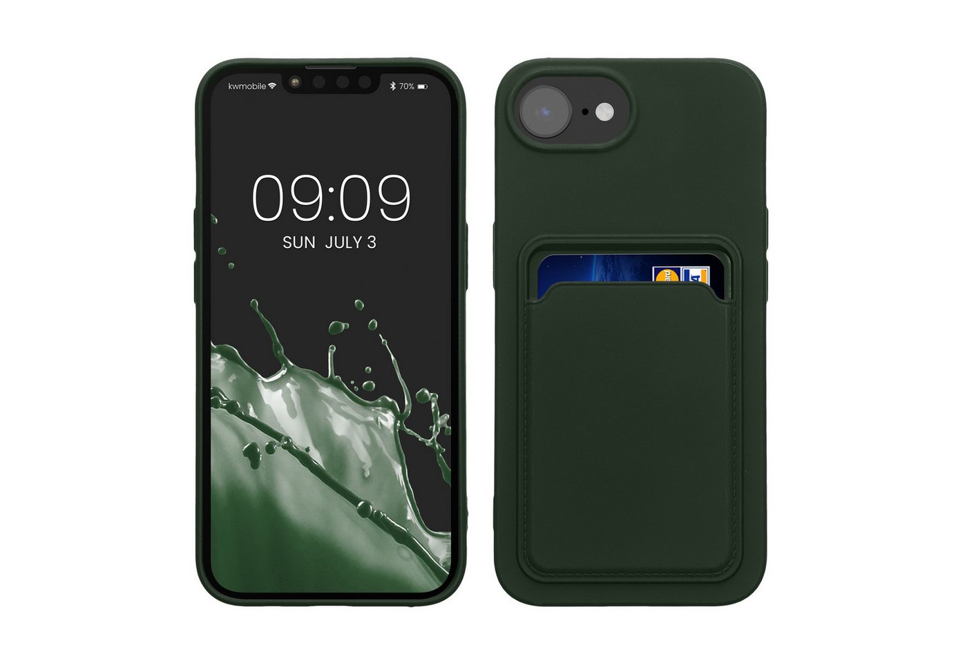 kwmobile Handyhülle Hülle für Apple iPhone 16e, Handyhülle mit Fach für Karten - Handy Cover Case kwmobile Handyhülle Hülle für Apple iPhone 16e, Handyhülle mit Fach für Karten - Handy Cover Case von kwmobile