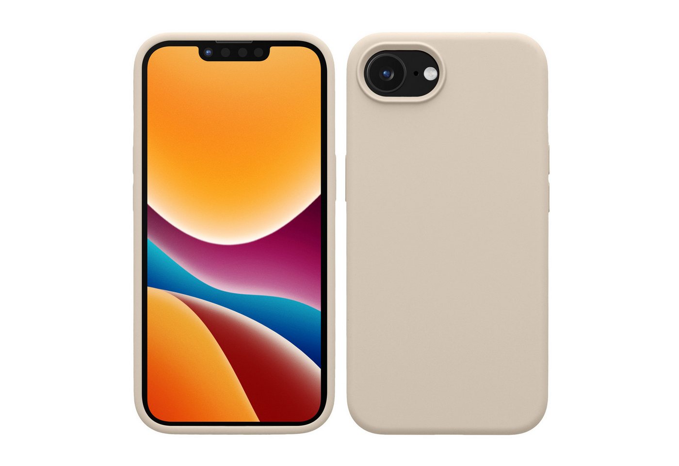 kwmobile Handyhülle Hülle für Apple iPhone 16e, Hülle Silikon gummiert - Handyhülle - Handy Case Cover kwmobile Handyhülle Hülle für Apple iPhone 16e, Hülle Silikon gummiert - Handyhülle - Handy Case Cover von kwmobile