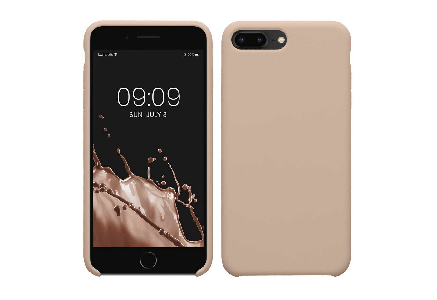 kwmobile Handyhülle Hülle für Apple iPhone 7 Plus / 8 Plus, Hülle Silikon gummiert - Handyhülle - Handy Case Cover kwmobile Handyhülle Hülle für Apple iPhone 7 Plus / 8 Plus, Hülle Silikon gummiert - Handyhülle - Handy Case Cover von kwmobile