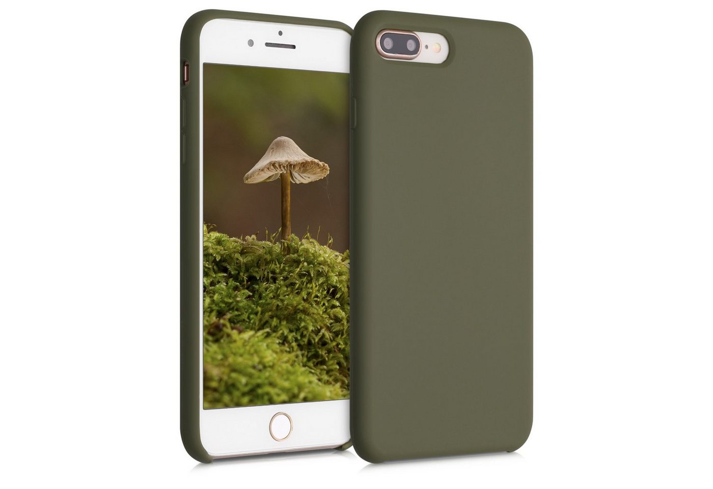 kwmobile Handyhülle Hülle für Apple iPhone 7 Plus / 8 Plus, Hülle Silikon gummiert - Handyhülle - Handy Case Cover kwmobile Handyhülle Hülle für Apple iPhone 7 Plus / 8 Plus, Hülle Silikon gummiert - Handyhülle - Handy Case Cover von kwmobile