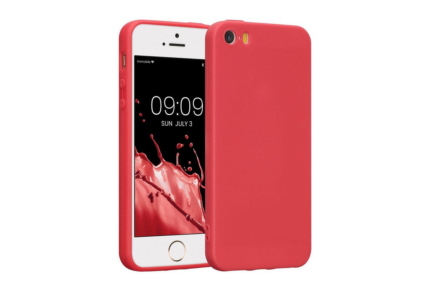 kwmobile Handyhülle Hülle für Apple iPhone SE (1.Gen 2016) / 5 / 5S, Hülle Silikon - Soft Handyhülle - Handy Case Cover von kwmobile