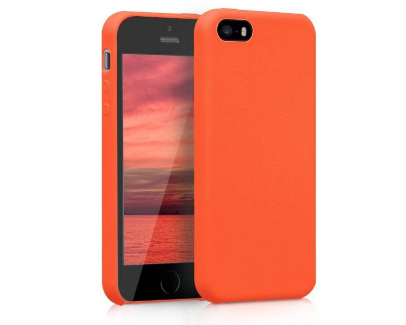 kwmobile Handyhülle Hülle für Apple iPhone SE (1.Gen 2016) / 5 / 5S, Hülle Silikon gummiert - Handyhülle - Handy Case Cover von kwmobile