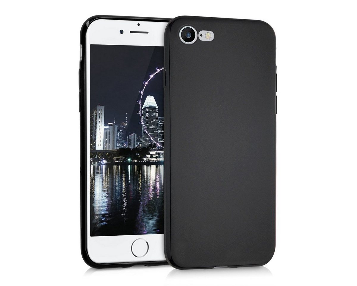 kwmobile Handyhülle Hülle für Apple iPhone SE / 8 / 7, Backcover Silikon - Soft Handyhülle - Handy Case in Schwarz matt kwmobile Handyhülle Hülle für Apple iPhone SE / 8 / 7, Backcover Silikon - Soft Handyhülle - Handy Case in Schwarz matt von kwmobile