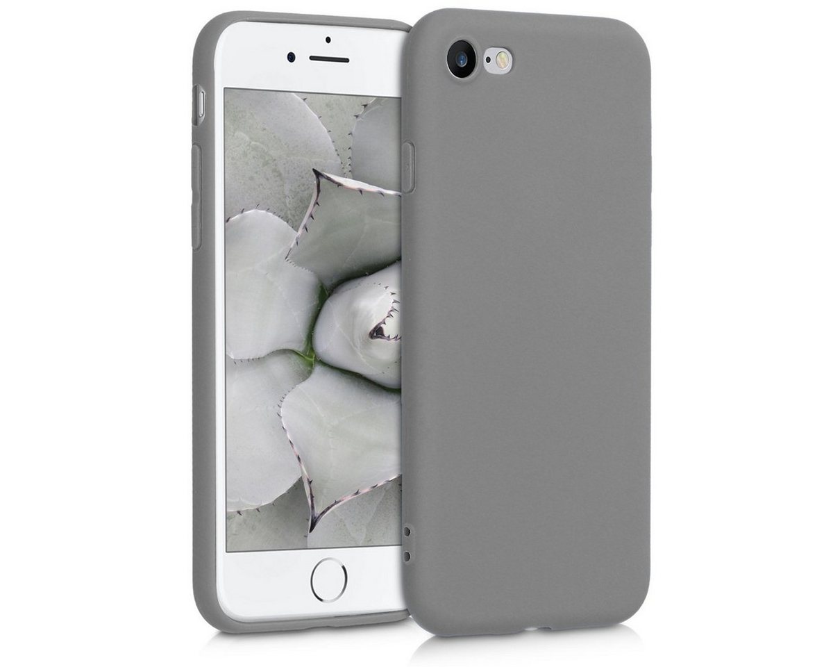 kwmobile Handyhülle Hülle für Apple iPhone SE / 8 / 7, Backcover Silikon - Soft Handyhülle - Handy Case in Stone Dust von kwmobile