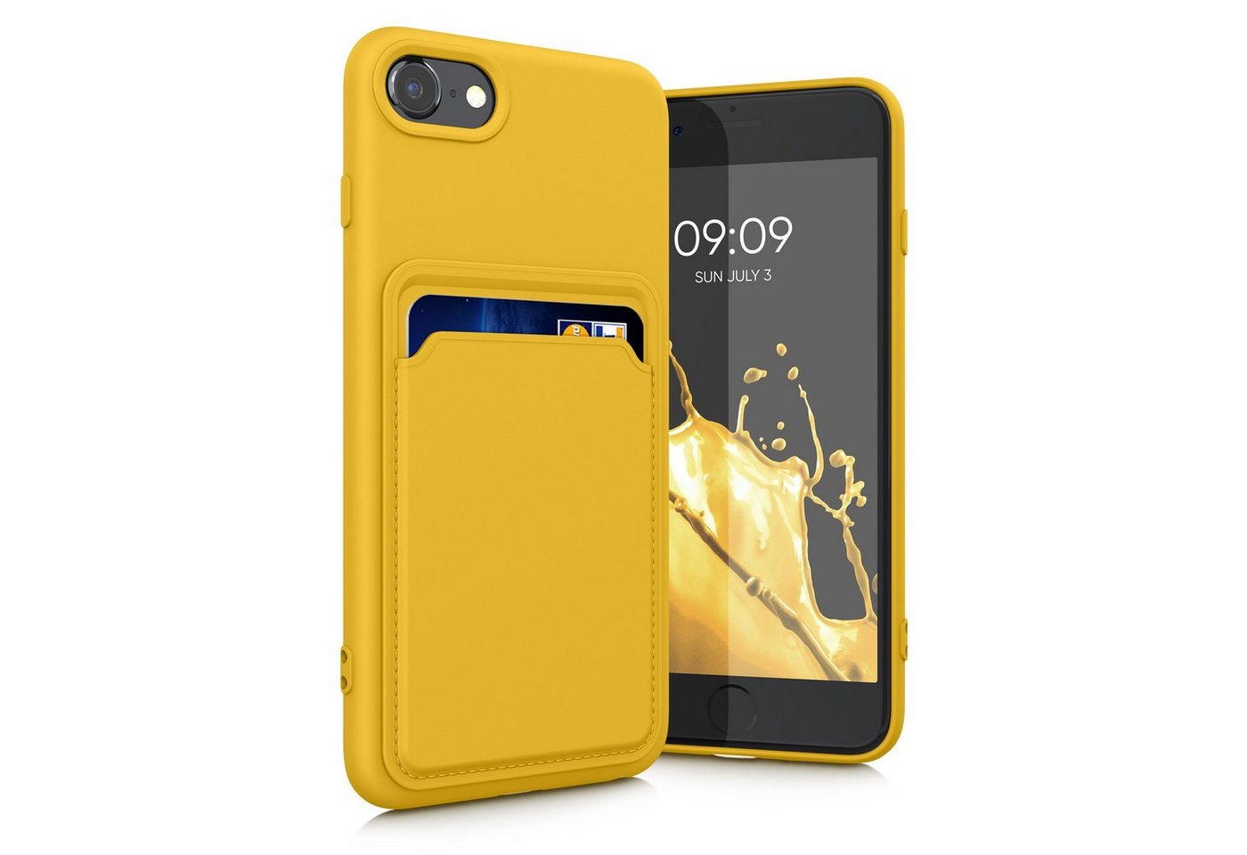 kwmobile Handyhülle Hülle für Apple iPhone SE / 8 / 7, Handyhülle mit Fach für Karten - Handy Cover Case kwmobile Handyhülle Hülle für Apple iPhone SE / 8 / 7, Handyhülle mit Fach für Karten - Handy Cover Case von kwmobile
