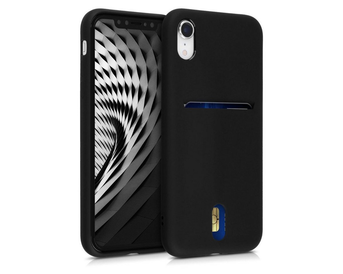 kwmobile Handyhülle Hülle für Apple iPhone XR, Handy Schutzhülle Cover Case mit Kartenfach von kwmobile